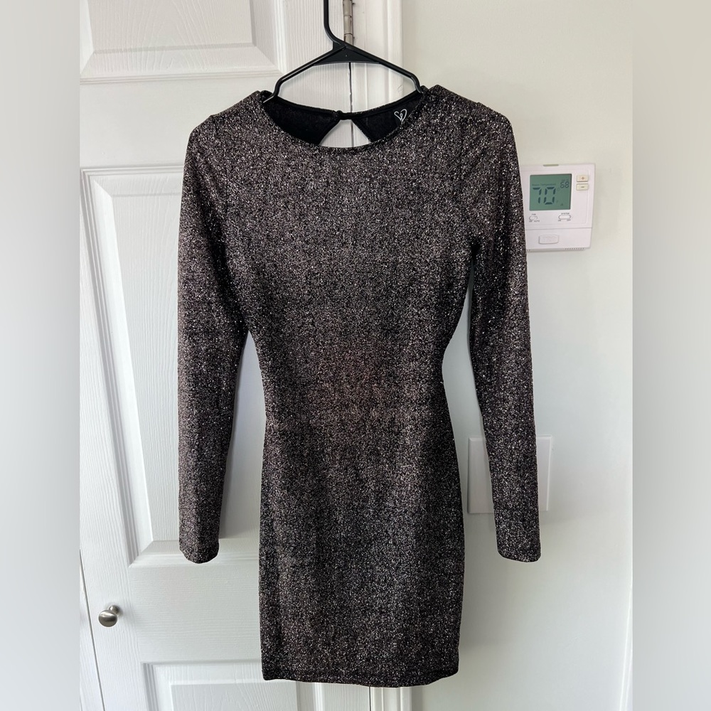 Windsor sparkle black dress